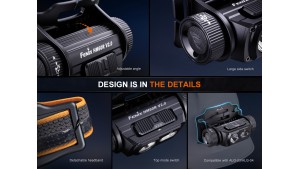 Fenix HM60R V2.0 - Lanternă frontală - 1600 Lumeni - 170 Metri